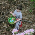 "I found some Easter eggs, Mom!"