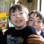Christopher with big brother, Josh!
